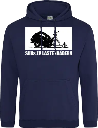 SUVs zu Lastenrädern - Frontaufdruck