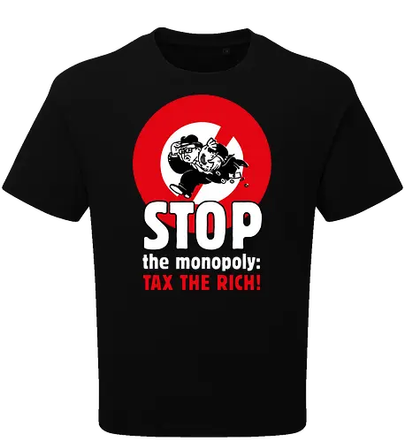Tax the rich  - Frontaufdruck