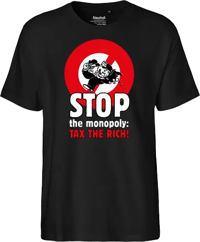 Tax the rich  - Frontaufdruck