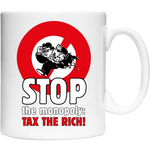 Tax the rich  - Frontaufdruck