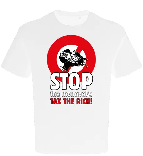Tax the rich  - Frontaufdruck