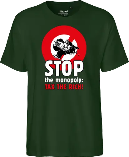 Tax the rich  - Frontaufdruck