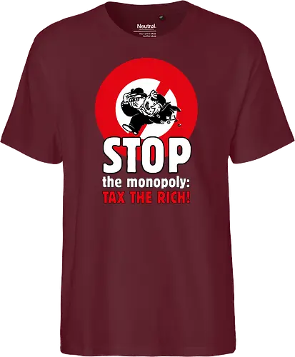 Tax the rich  - Frontaufdruck