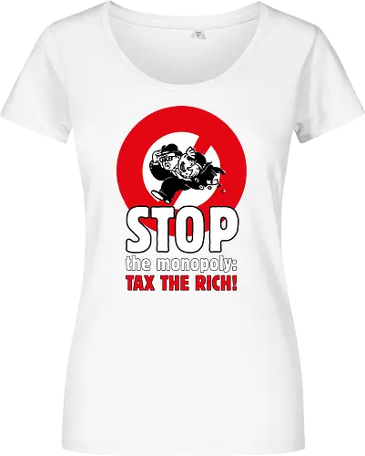 Tax the rich  - Frontaufdruck