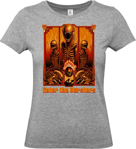 Enter the Bursters - nostalgia, science fiction, horror, space - Standard T-Shirt (Women)