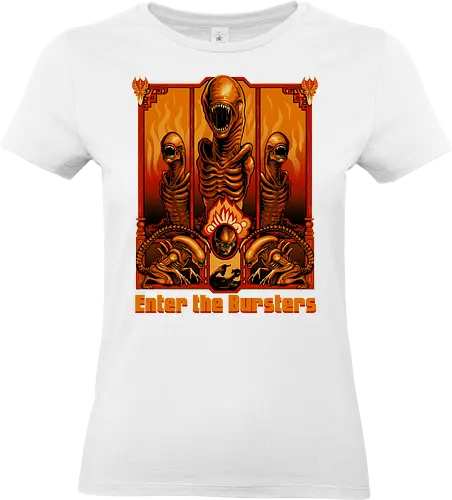 Enter the Bursters - nostalgia, science fiction, horror, space - Standard T-Shirt (Women)