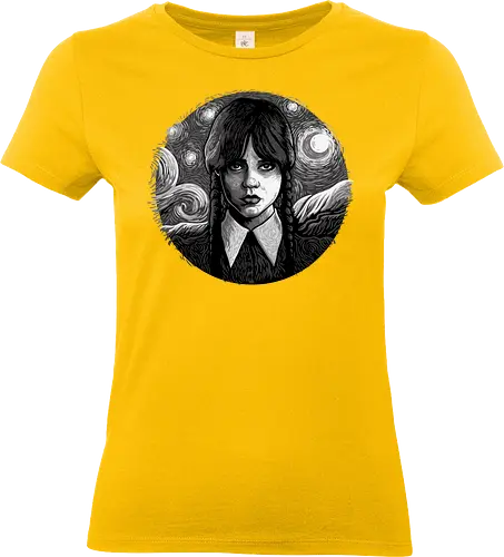Paint It Black - vangogh, horror, halloween - Standard T-Shirt (Women)