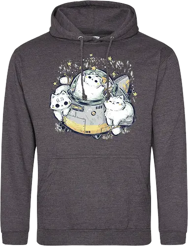 Cute Alien Cats Spaceship