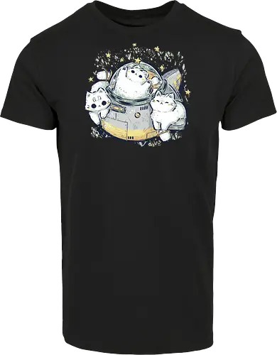 Cute Alien Cats Spaceship