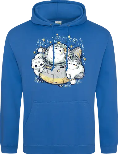 Cute Alien Cats Spaceship