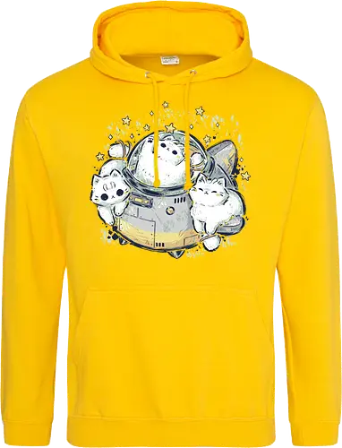 Cute Alien Cats Spaceship