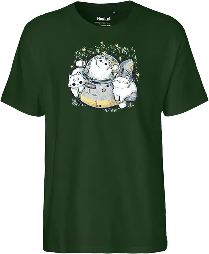 Cute Alien Cats Spaceship