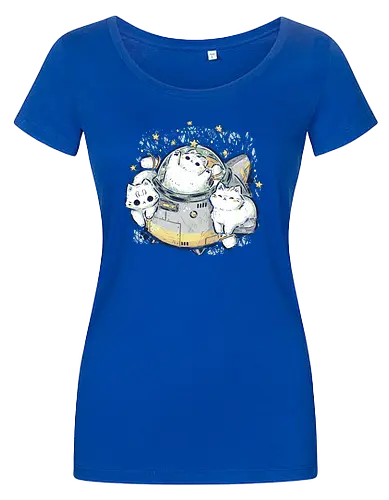 Cute Alien Cats Spaceship