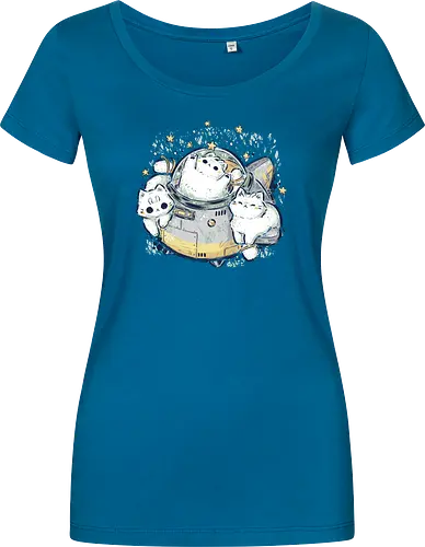 Cute Alien Cats Spaceship
