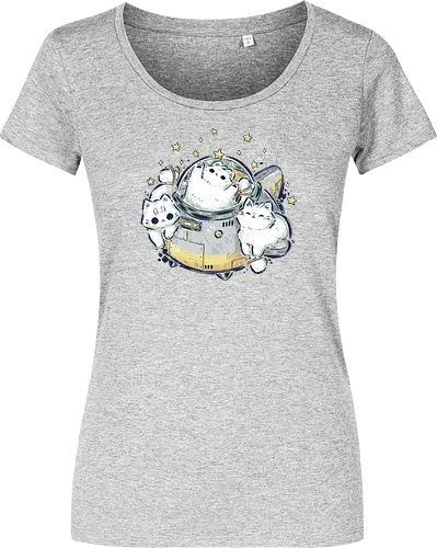 Cute Alien Cats Spaceship