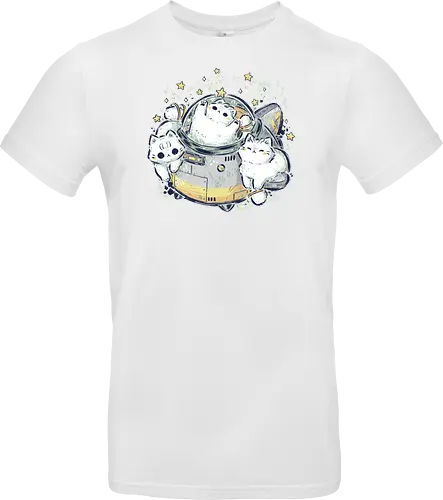 Cute Alien Cats Spaceship