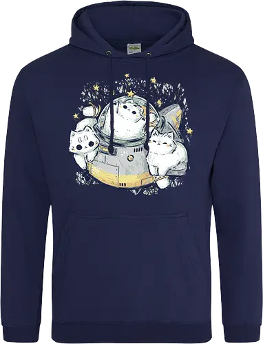 Cute Alien Cats Spaceship