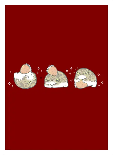 Cute Rain Frogs Strawberry