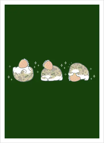 Cute Rain Frogs Strawberry