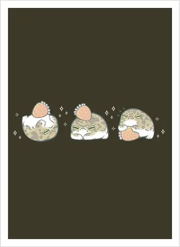 Cute Rain Frogs Strawberry