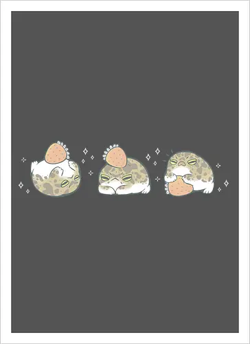 Cute Rain Frogs Strawberry
