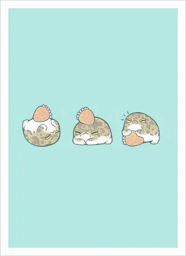 Cute Rain Frogs Strawberry