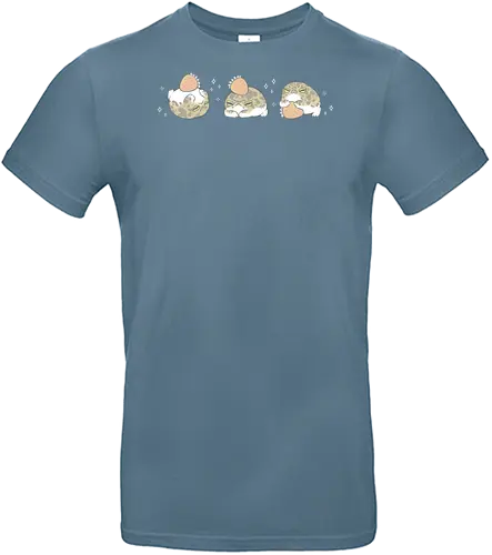 Cute Rain Frogs Strawberry - rain frog, angry frog, grumpy, cute frog, kawaii frog, strawberry, funny, breviceps, cute food, froggy, animal, cartoon, xmorfina - Standard T-Shirt