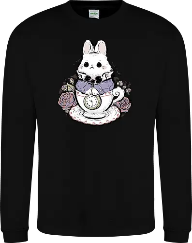 Cute White Rabbit Tea Cup