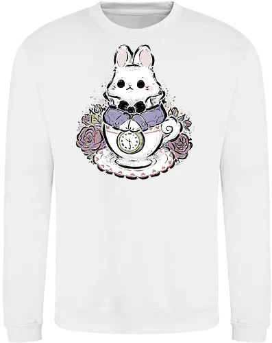 Cute White Rabbit Tea Cup