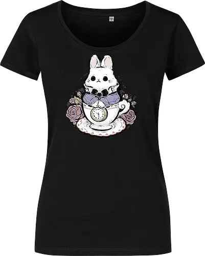 Cute White Rabbit Tea Cup