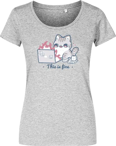 This is fine cat working