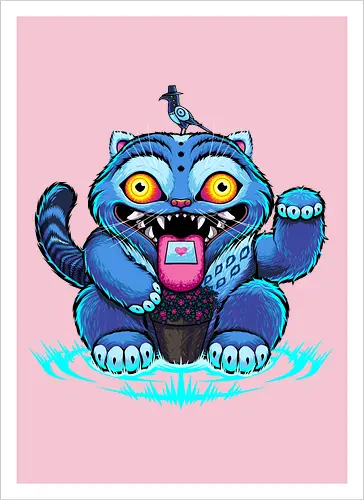 Derpy Blue Tiger