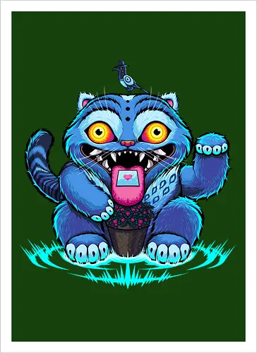 Derpy Blue Tiger