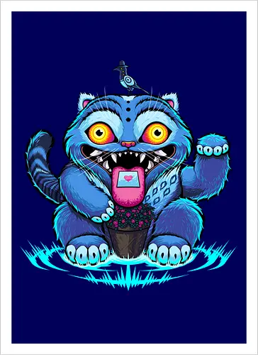 Derpy Blue Tiger