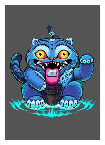 Derpy Blue Tiger