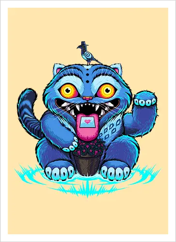 Derpy Blue Tiger