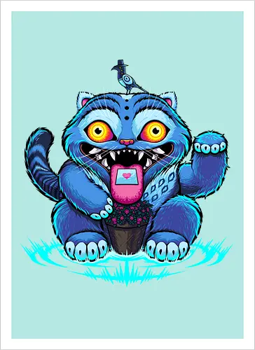 Derpy Blue Tiger