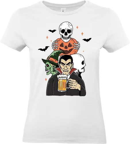 Spooky Friend - Halloween, bat, night, trick or treat, pumpkin, spooky, scary, funny, skeleton, skull, tombstone - Standard T-Shirt (Women)