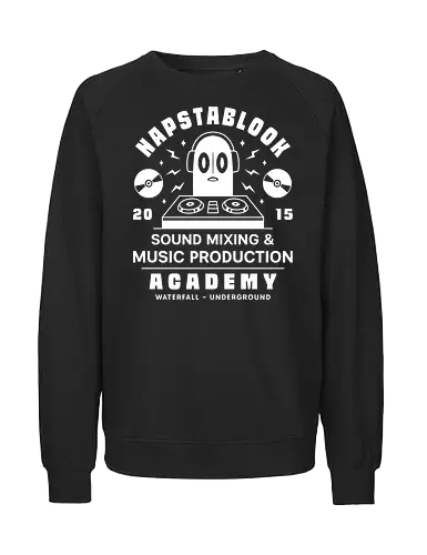 Napstablook Sound Mixing Emblem - Tale, deltarune, muffet, sans, napstablook, video game, gaming, flowey, mettaton, gamer, papyrus, toriel, asgore - Fairtrade Sweatshirt