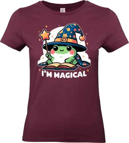 Magical Wizard Frog - cute, frog, wizard, magical, rpg, Pen and Paper, d20, Pen and paper, dungeon master, role-playing game, tabletop, game master, Role-play, Role-playing - Standard T-Shirt (Women)