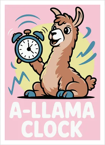 A-llama Clock