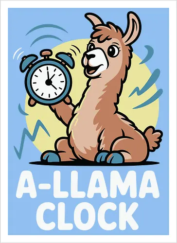 A-llama Clock