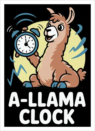 A-llama Clock