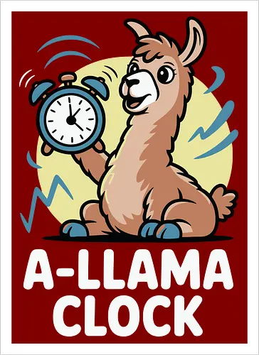 A-llama Clock