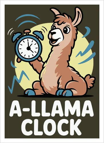 A-llama Clock