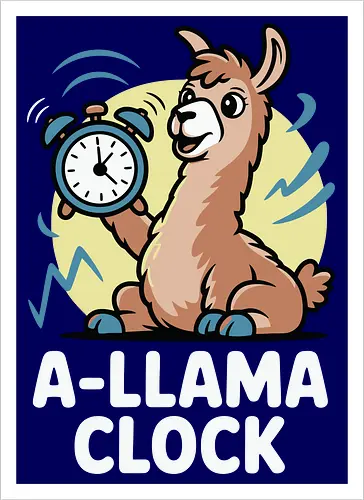 A-llama Clock