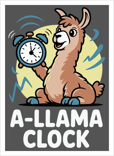 A-llama Clock