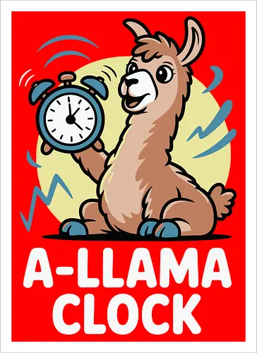 A-llama Clock