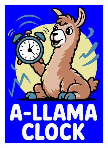 A-llama Clock