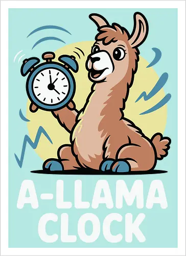 A-llama Clock